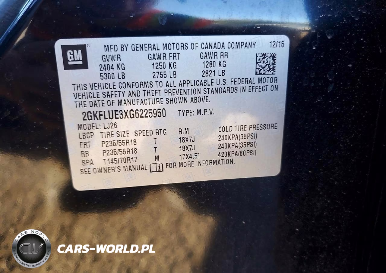 2016 GMC Terrain Slt VIN:2GKFLUE3XG6225950 - 14