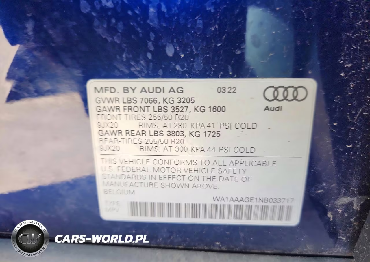 2022 Audi E-Tron Premium VIN:WA1AAAGE1NB033717 - 13