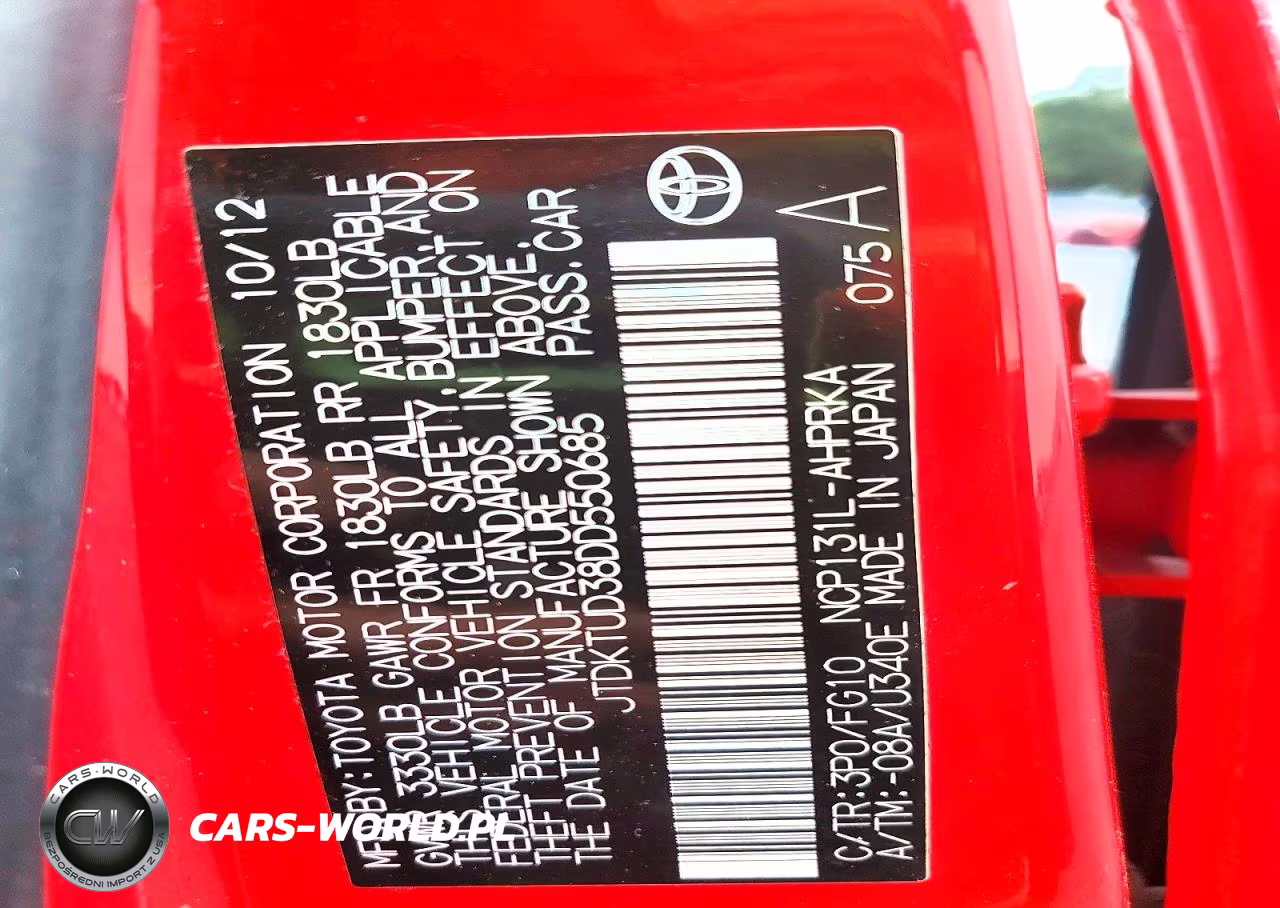 2013 Toyota Yaris 5-Door L VIN:JTDKTUD38DD550685 - 13