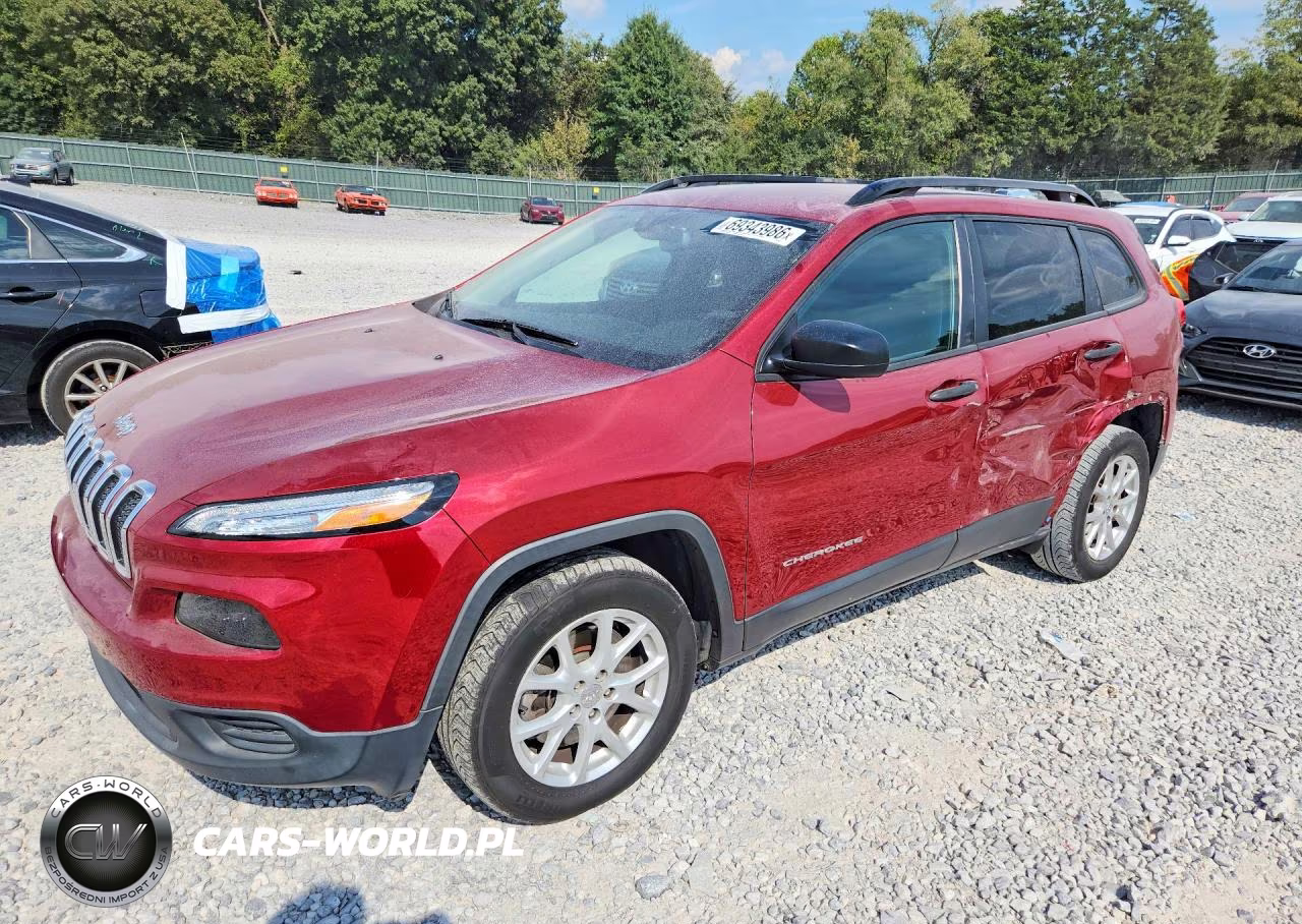 2017 Jeep Cherokee Sport VIN:1C4PJLAB1HW662627 - 1