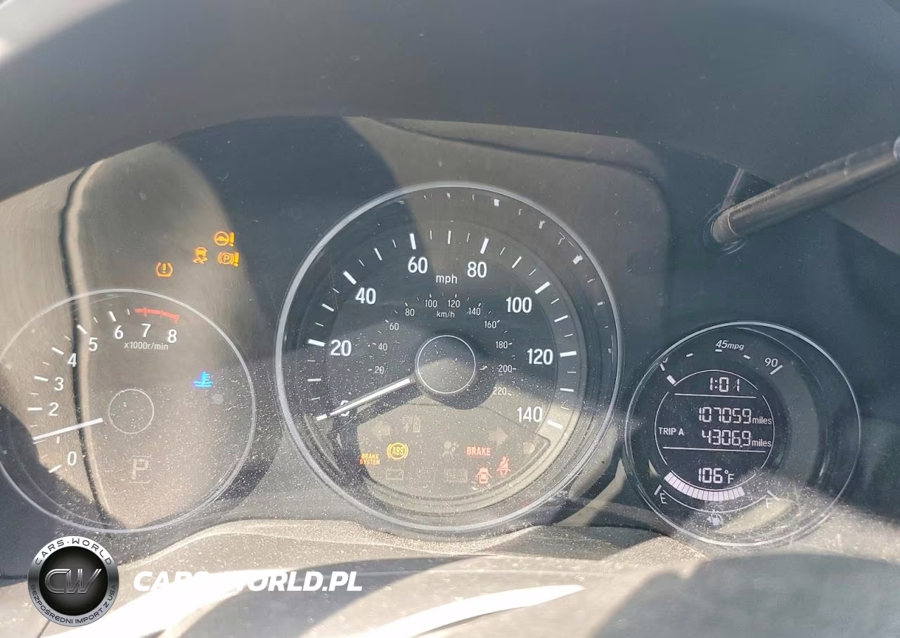 2017 Honda Hr-V Lx VIN:3CZRU6H39HG703885 - 9