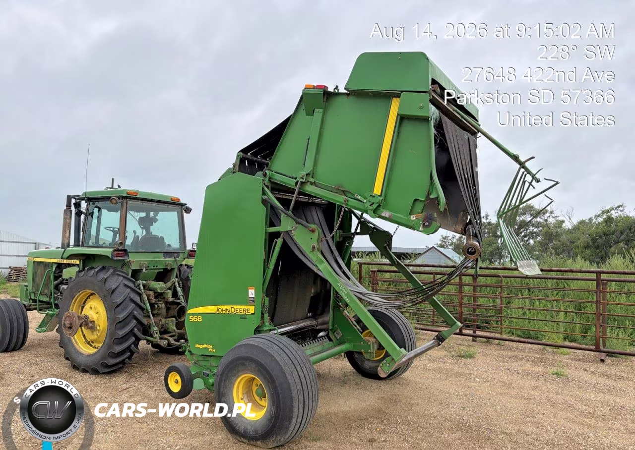 2015 John Deere 568 Round Baler VIN:E00568X345244 - 14