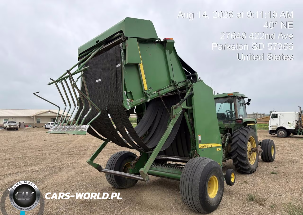 2015 John Deere 568 Round Baler VIN:E00568X345244 - 3