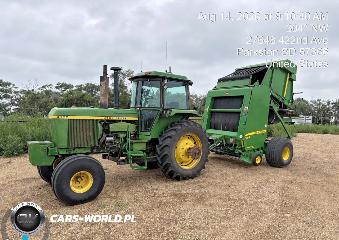 2015 John Deere 568 Round Baler VIN:E00568X345244 - 5