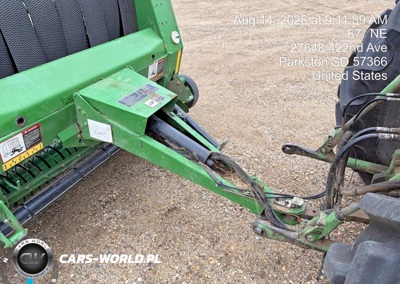2015 John Deere 568 Round Baler VIN:E00568X345244 - 6