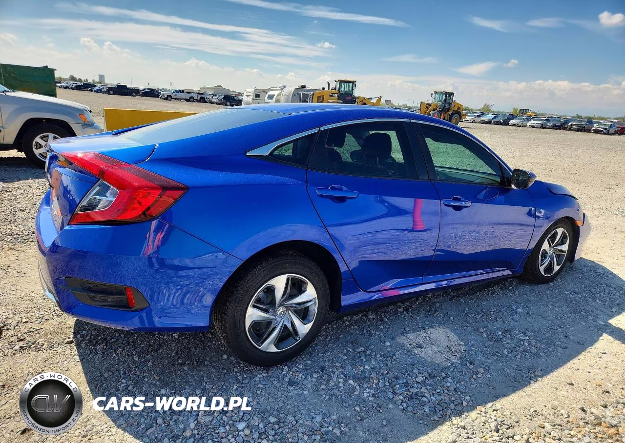 2019 Honda Civic Lx VIN:2HGFC2F65KH500826 - 3
