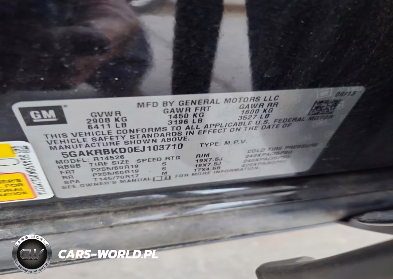 2014 Buick Enclave VIN:5GAKRBKD0EJ103710 - 13
