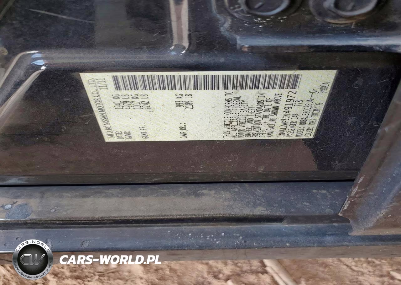 2012 Nissan Altima 2.5 VIN:1N4AL2AP3CN491972 - 12