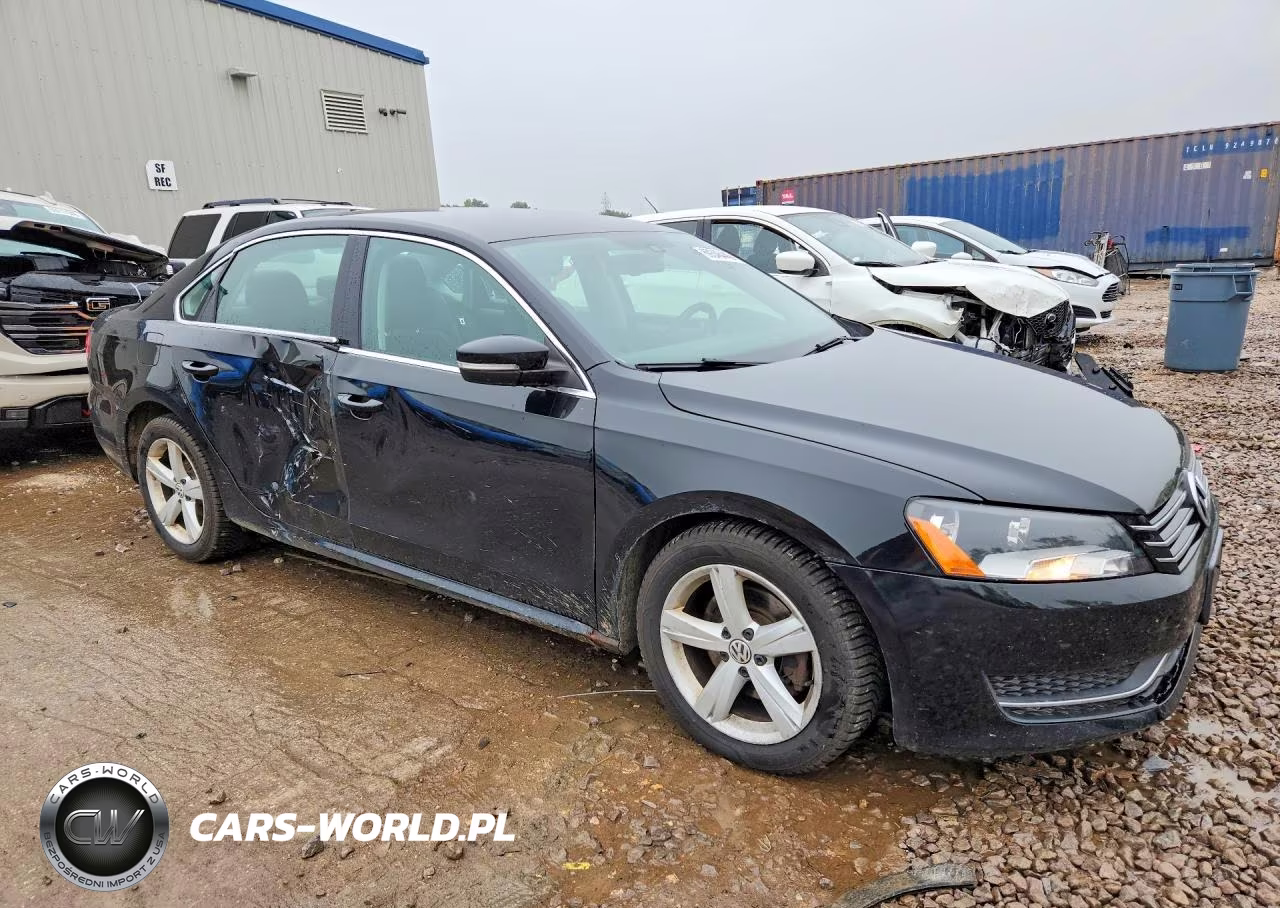 2013 Volkswagen Passat Se VIN:1VWBP7A37DC109501 - 4