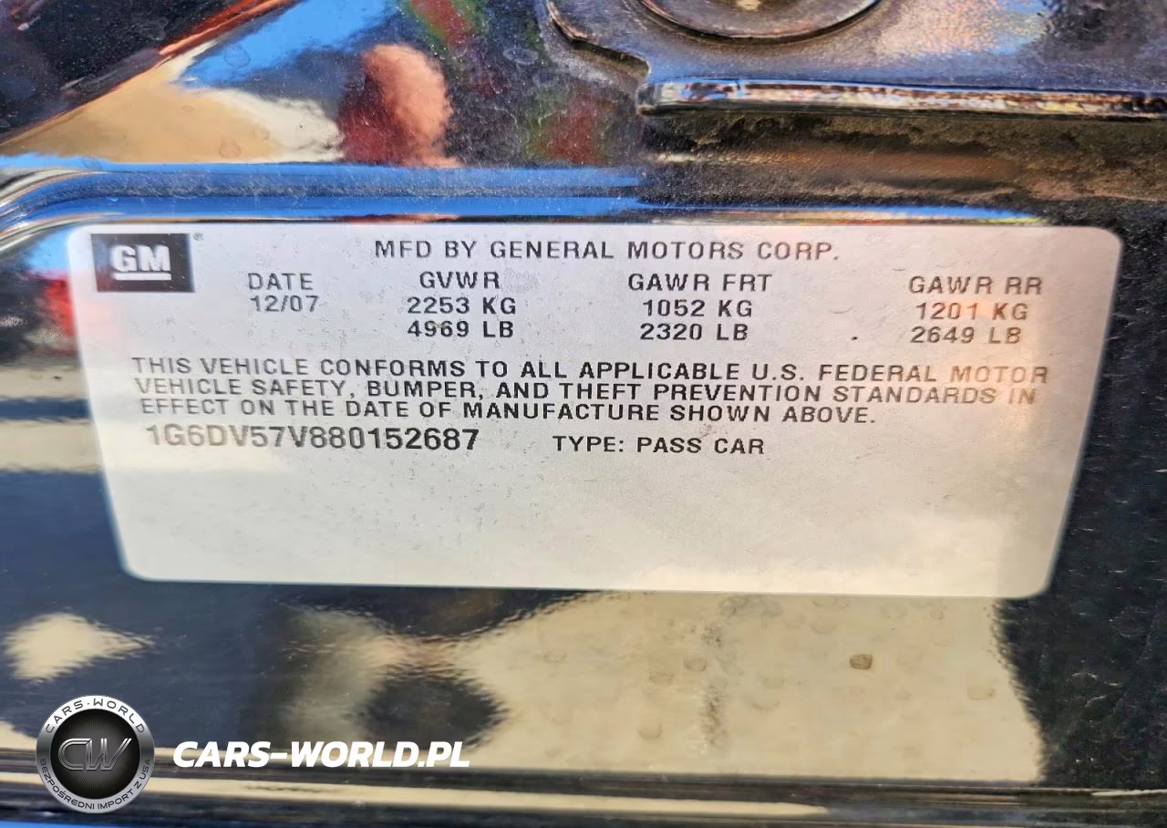 2008 Cadillac Cts Hi Feature V6 VIN:1G6DV57V880152687 - 13