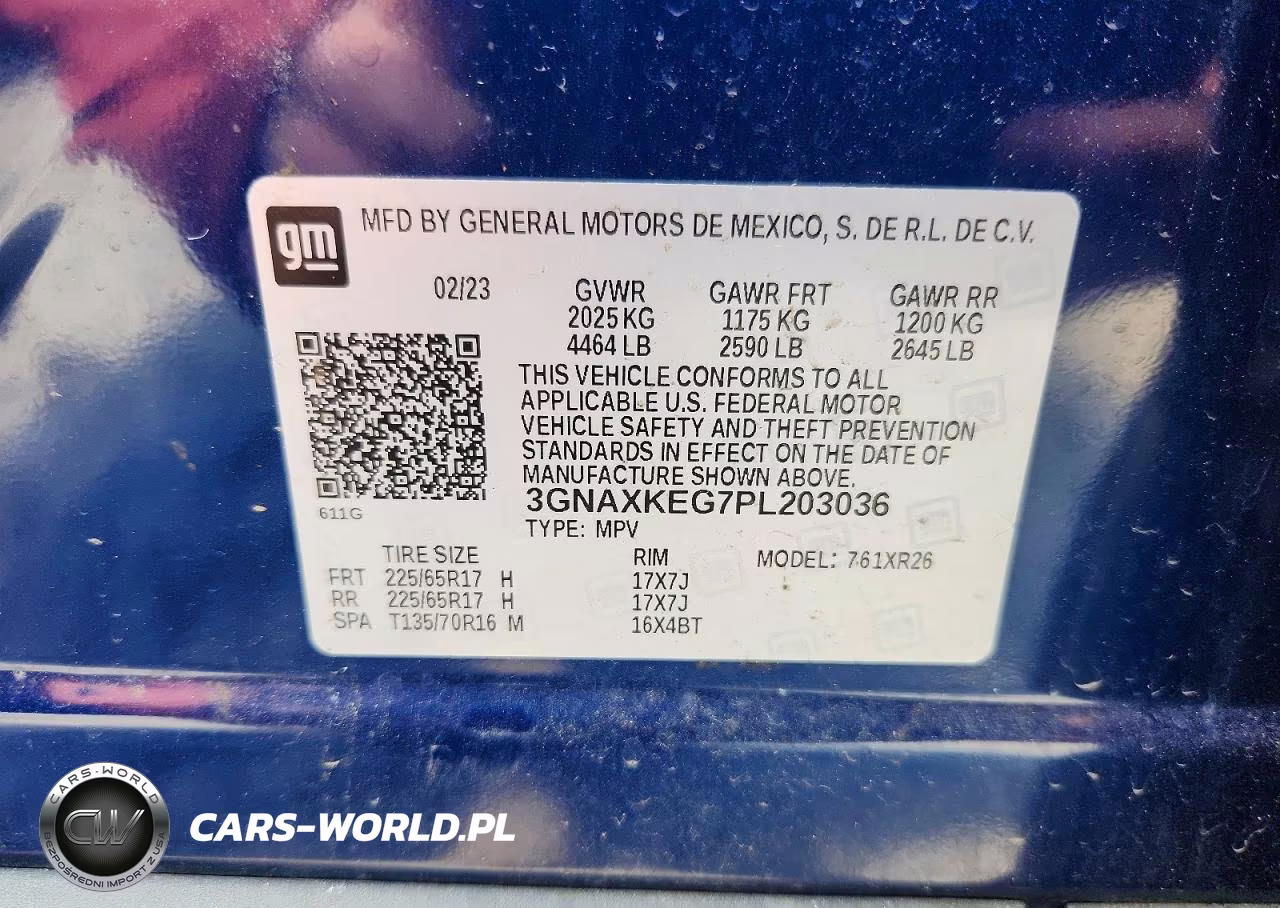 2023 Chevrolet Equinox Lt VIN:3GNAXKEG7PL203036 - 12