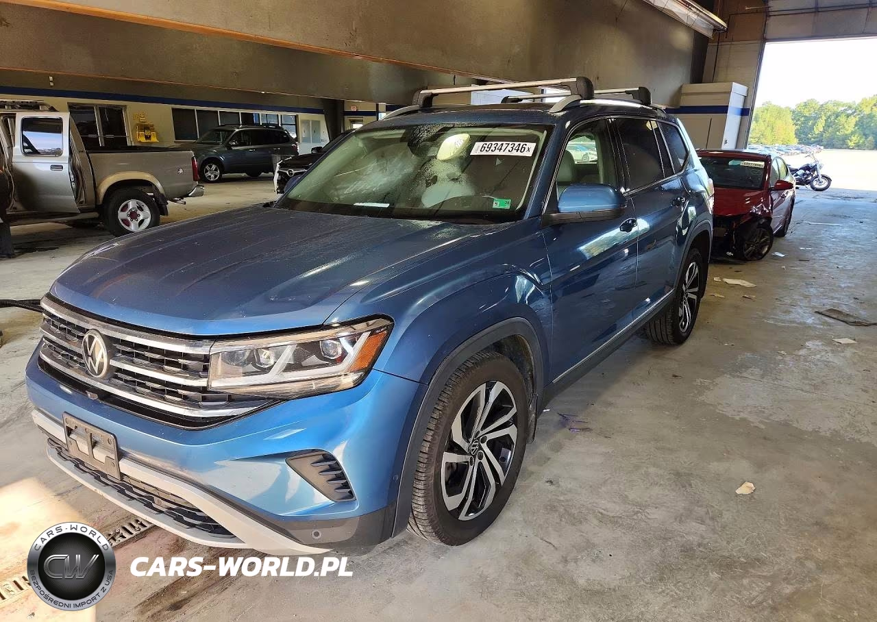 2021 Volkswagen Atlas Sel Premium VIN:1V2TR2CAXMC520597 - 1