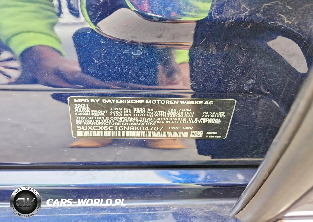 2022 BMW X7 Alpina Xb7 VIN:5UXCX6C16N9K04707 - 14