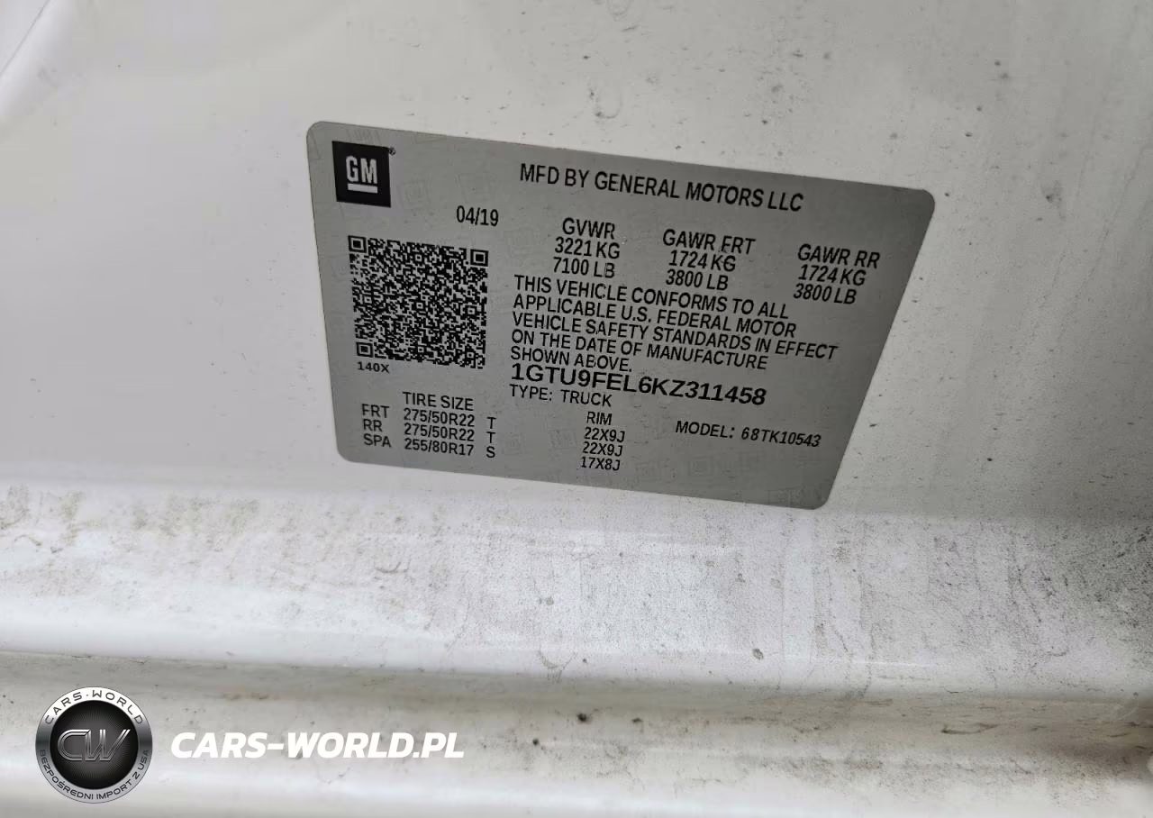 2019 GMC Sierra K1500 Denali VIN:1GTU9FEL6KZ311458 - 12