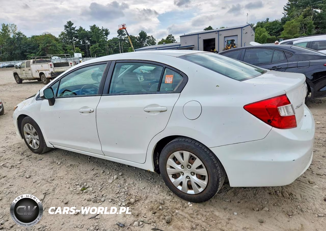 2012 Honda Civic Lx VIN:19XFB2F5XCE386652 - 2
