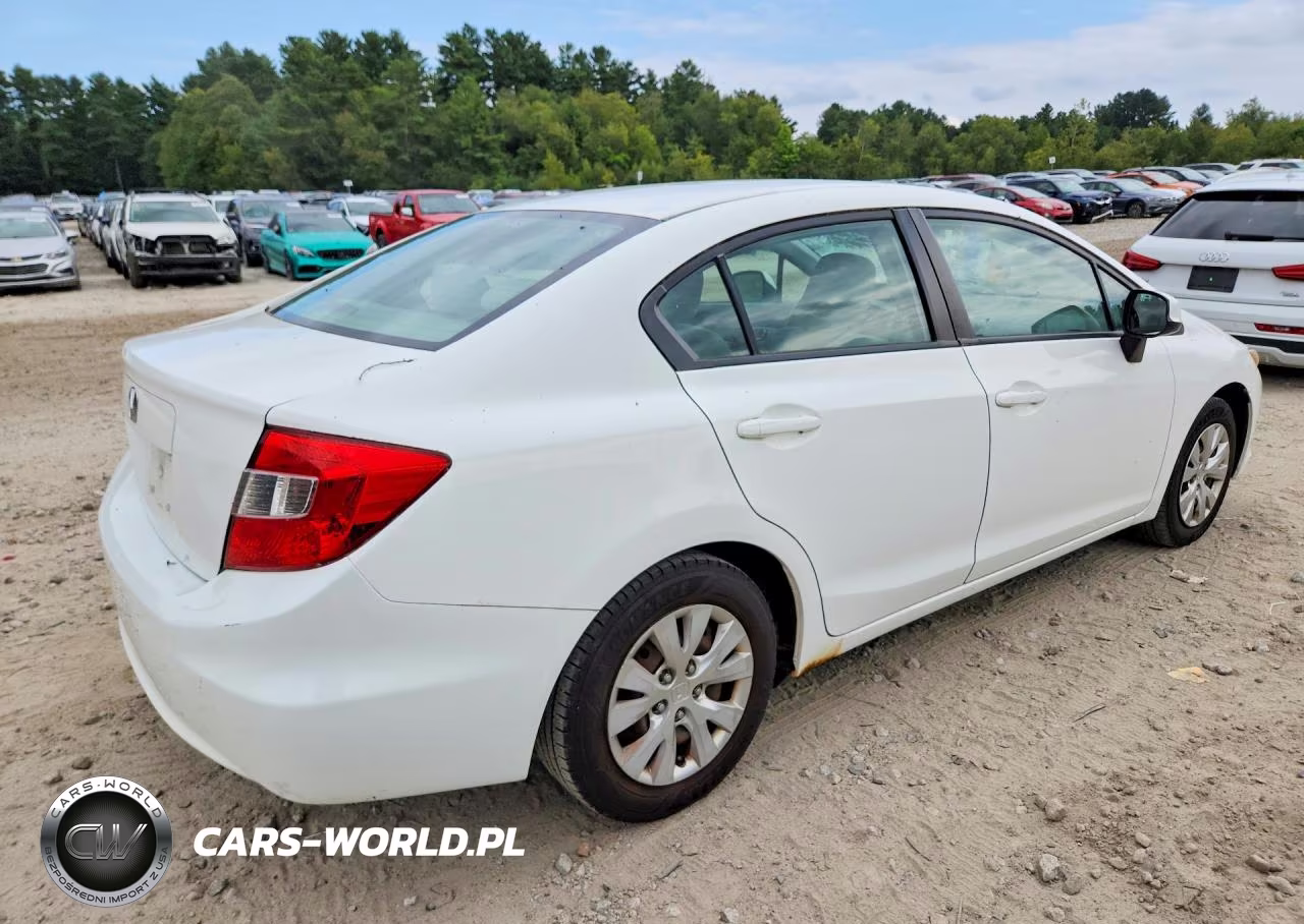 2012 Honda Civic Lx VIN:19XFB2F5XCE386652 - 3