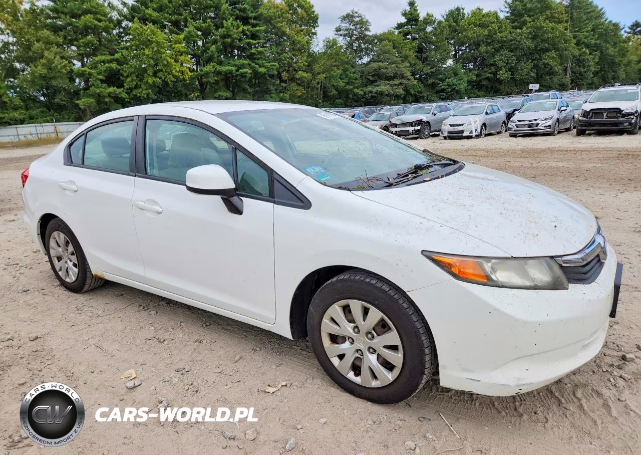 2012 Honda Civic Lx VIN:19XFB2F5XCE386652 - 4