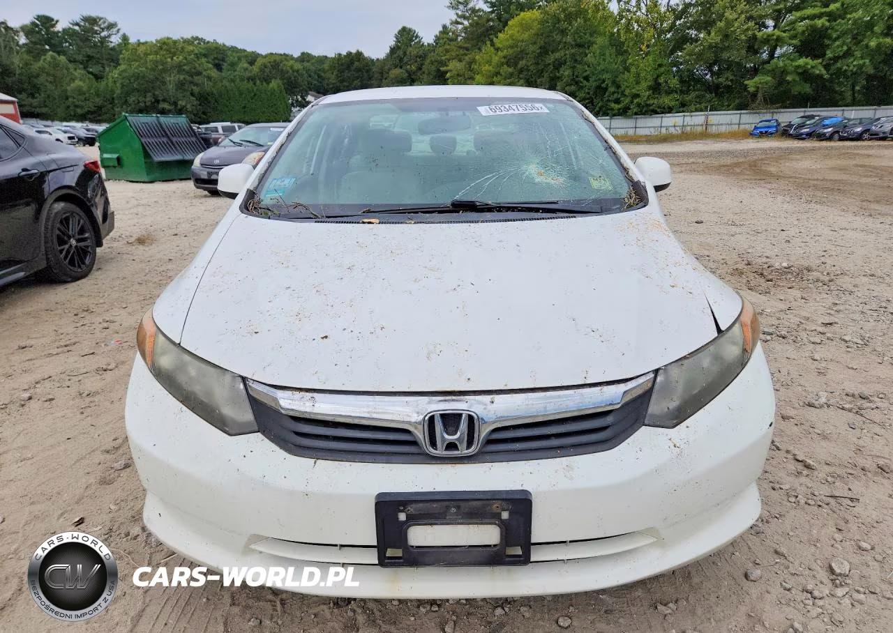 2012 Honda Civic Lx VIN:19XFB2F5XCE386652 - 5