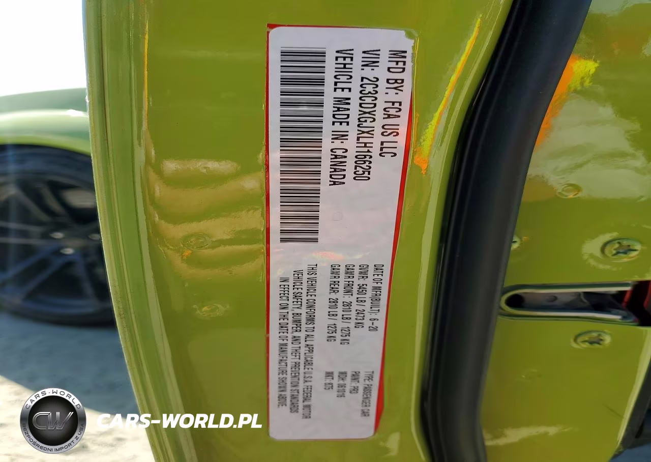 2020 Dodge Charger Scat Pack VIN:2C3CDXGJXLH166250 - 13