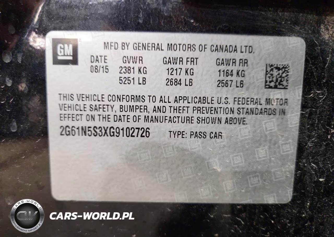 2016 Cadillac Xts Luxury Collection VIN:2G61N5S3XG9102726 - 12