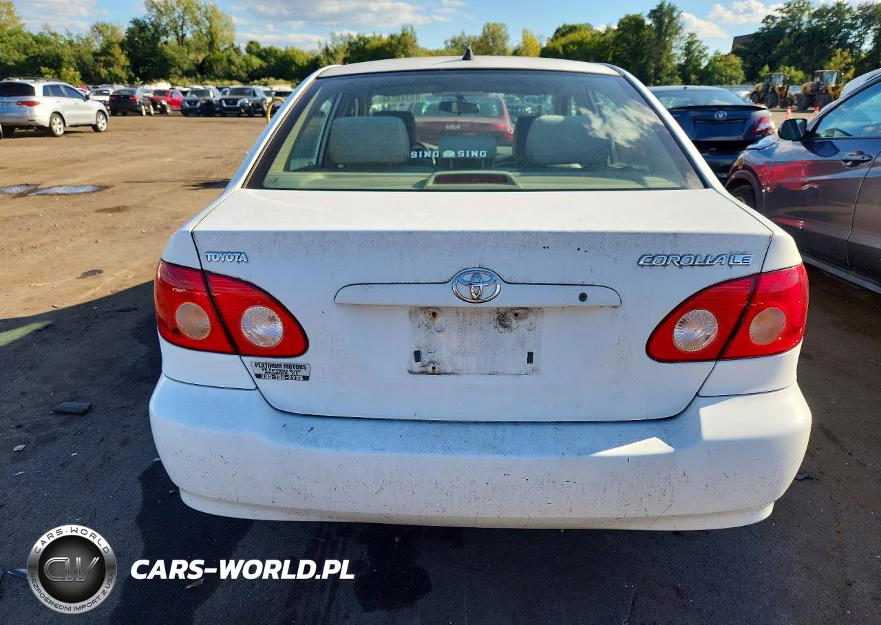 2006 Toyota Corolla Le VIN:2T1BR30EX6C606108 - 6