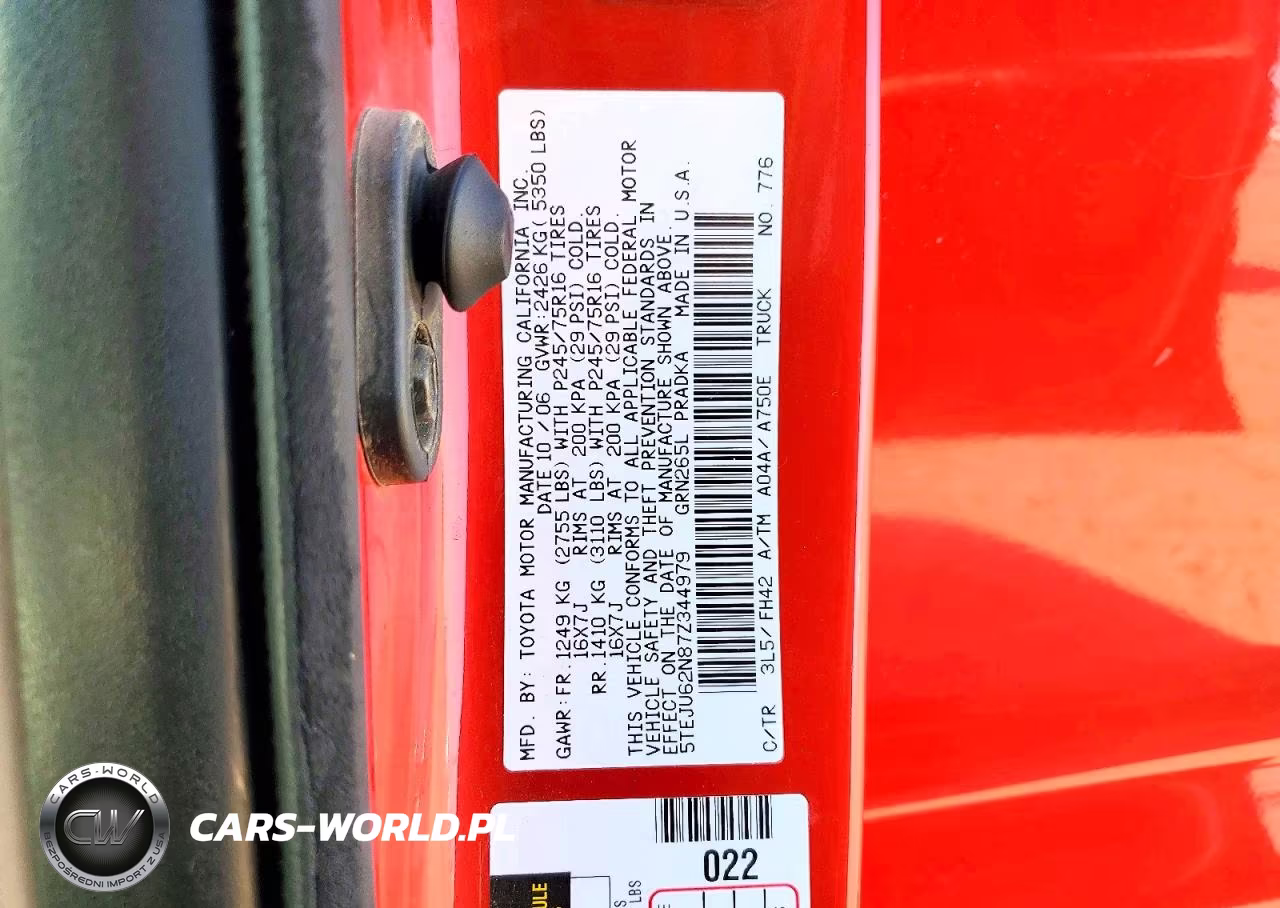 2007 Toyota Tacoma Double Cab Prerunner VIN:5TEJU62N87Z344979 - 12