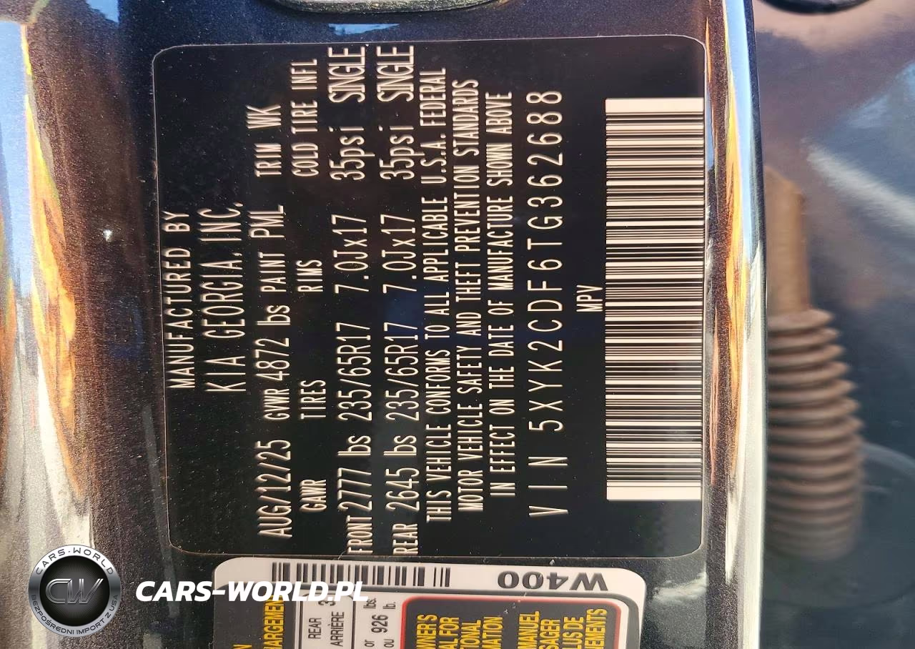 2026 Kia Sportage Lx VIN:5XYK2CDF6TG362688 - 14