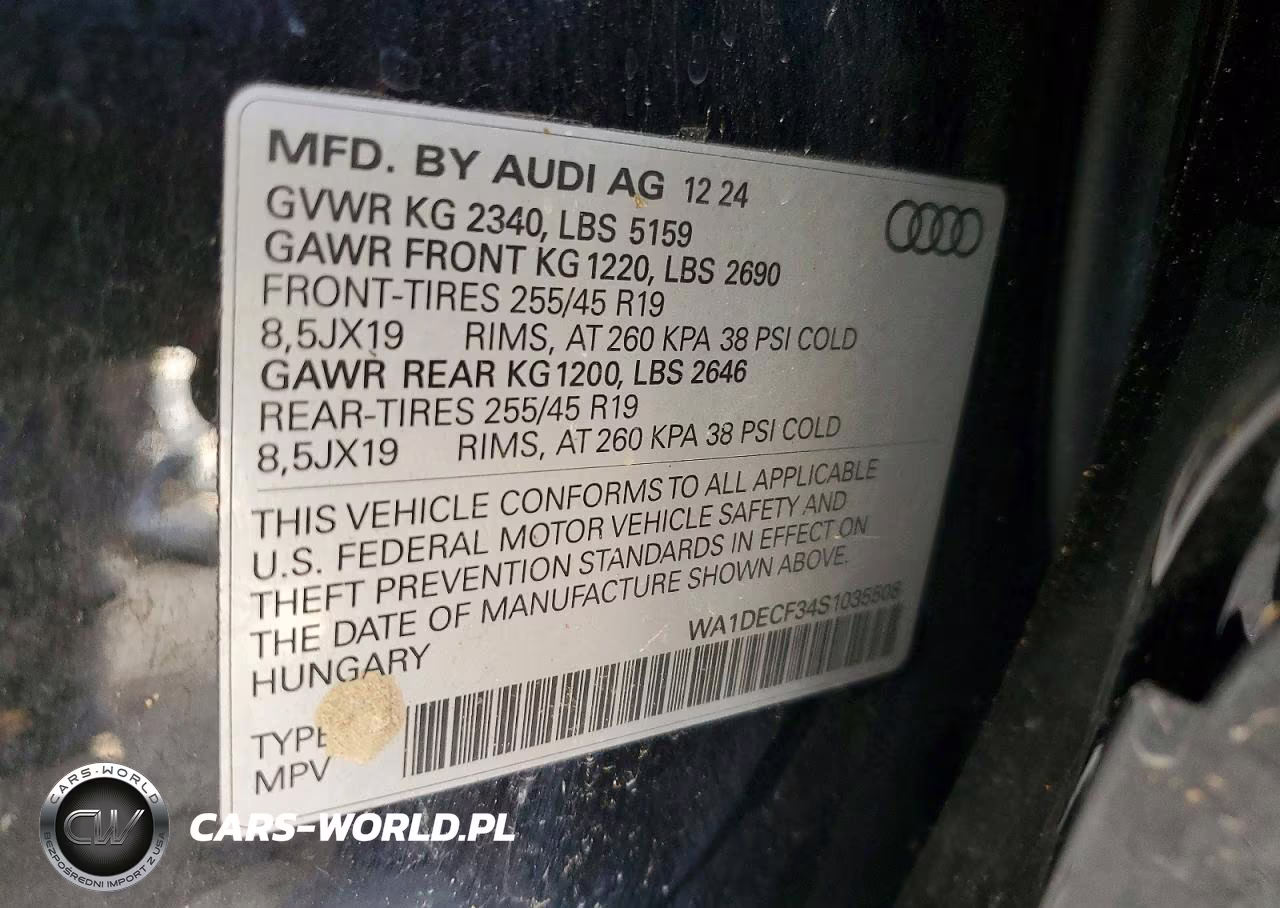 2025 Audi Q3 Premium S Line 45 VIN:WA1DECF34S1035508 - 12