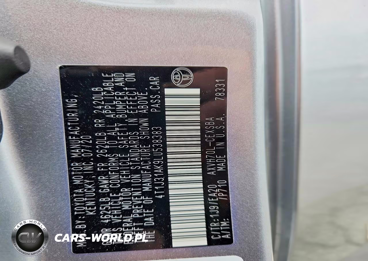 2020 Toyota Camry VIN:4T1J31AK9LU538383 - 13