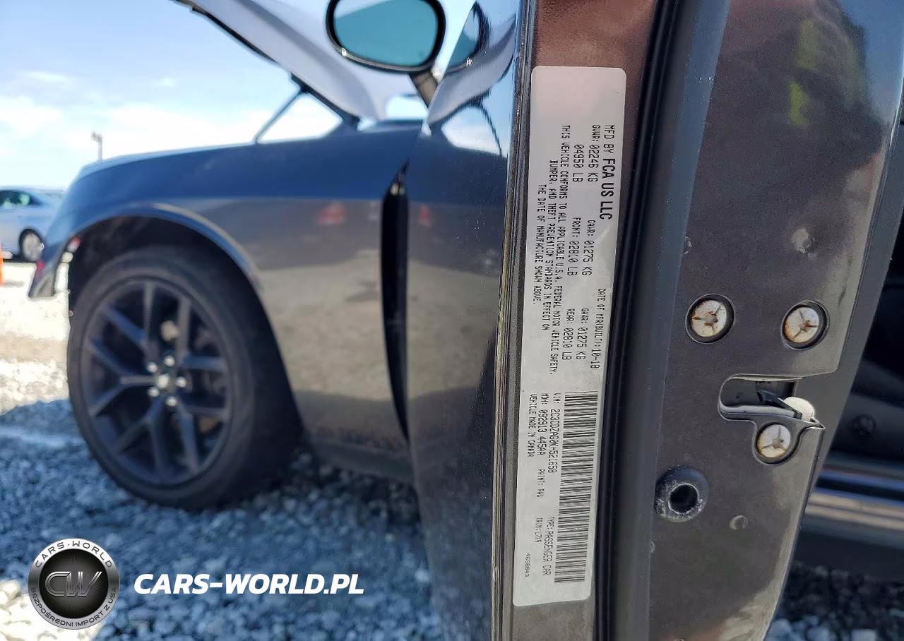 2019 Dodge Challenger Sxt VIN:2C3CDZAG0KH521658 - 12