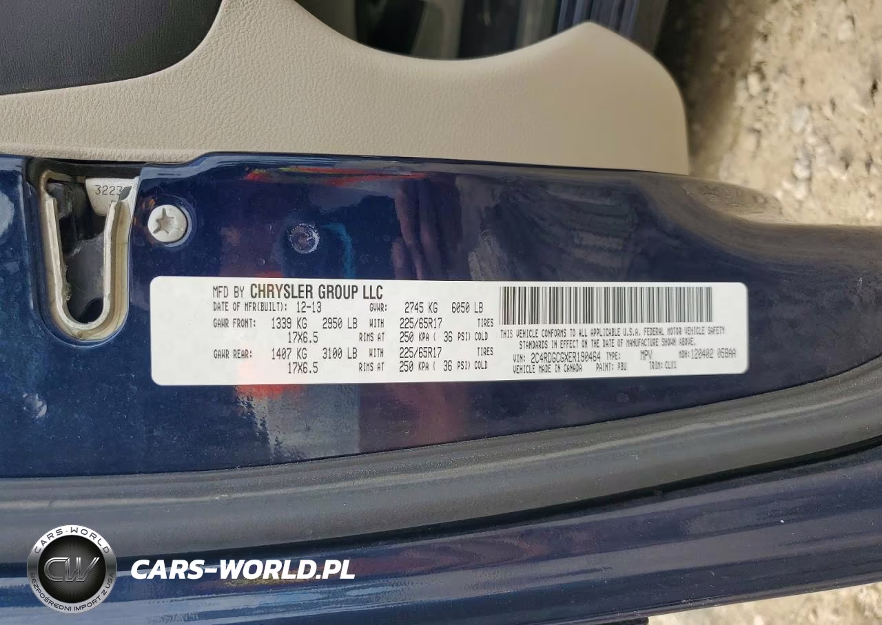 2014 Dodge Grand Caravan Sxt VIN:2C4RDGCGXER190464 - 13
