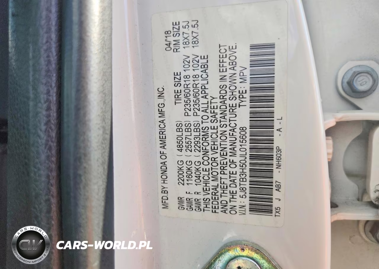 2018 Acura Rdx Technology VIN:5J8TB3H50JL015608 - 13