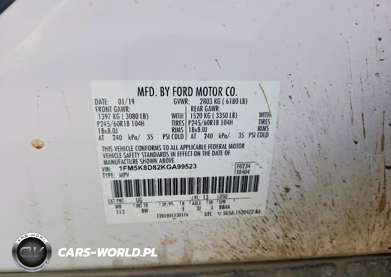 2019 Ford Explorer Xlt VIN:1FM5K8D82KGA99523 - 13