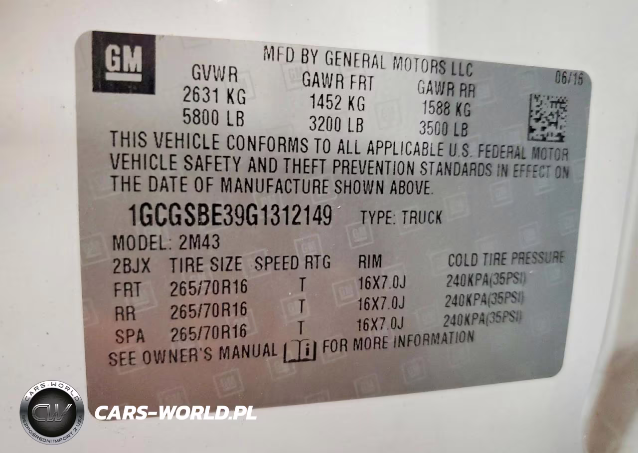2016 Chevrolet Colorado VIN:1GCGSBE39G1312149 - 12