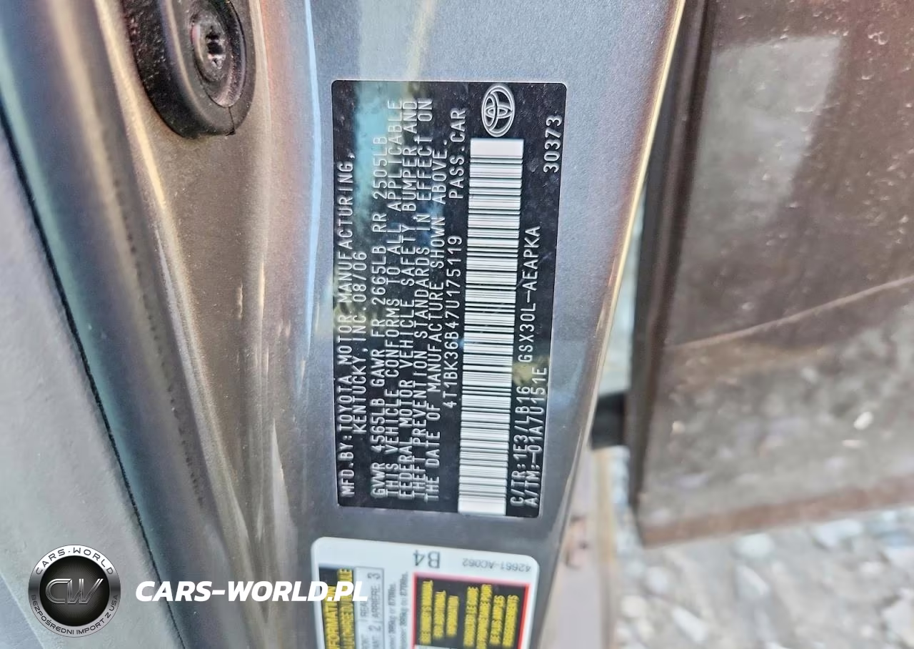 2007 Toyota Avalon Limited VIN:4T1BK36B47U175119 - 12