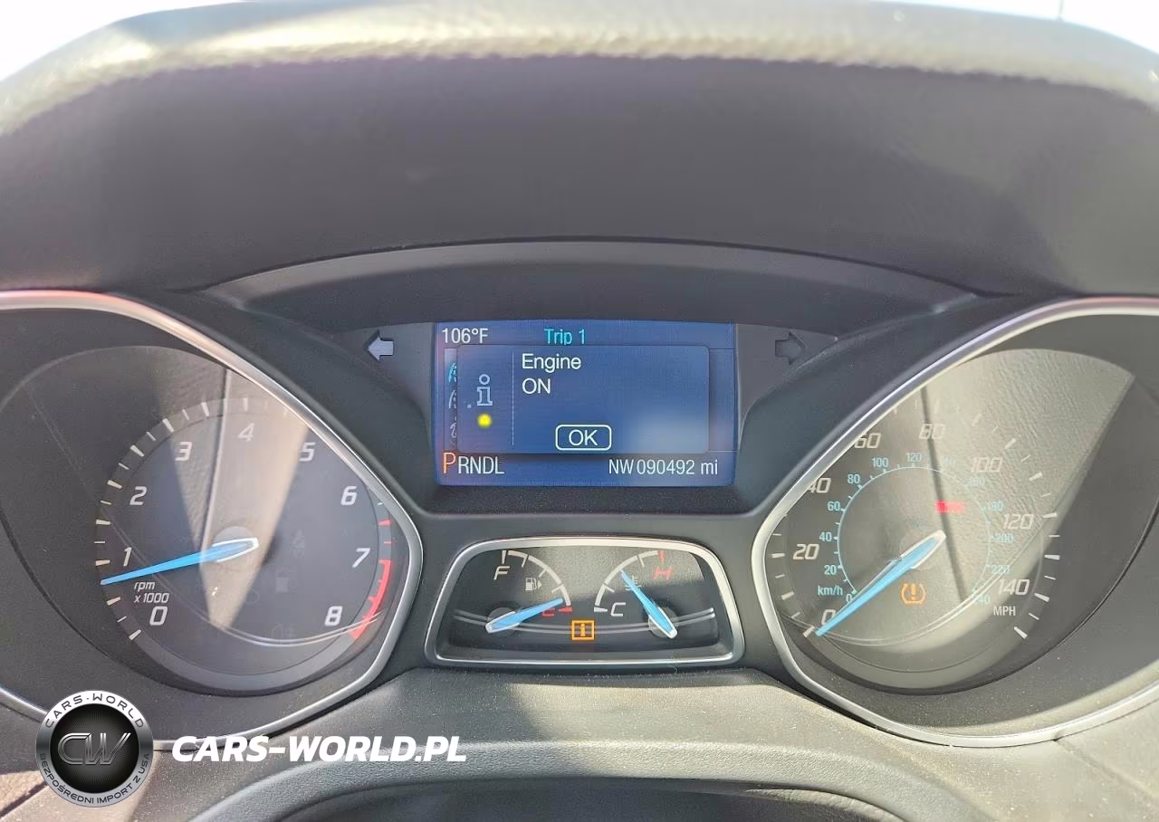 2014 Ford Focus Se VIN:1FADP3F22EL445617 - 9