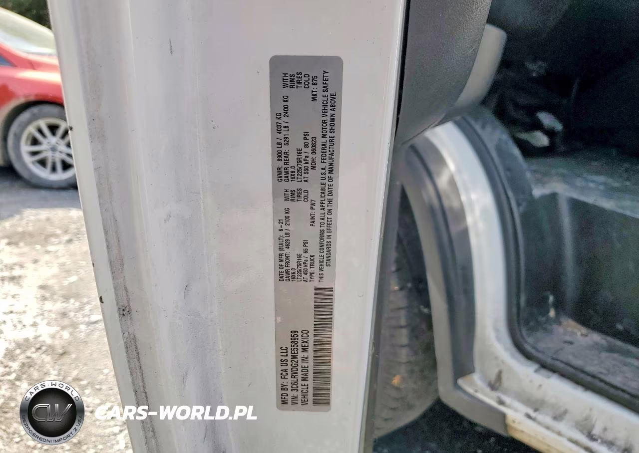 2021 Ram Promaster 2500 2500 High VIN:3C6LRVDG2ME558959 - 13