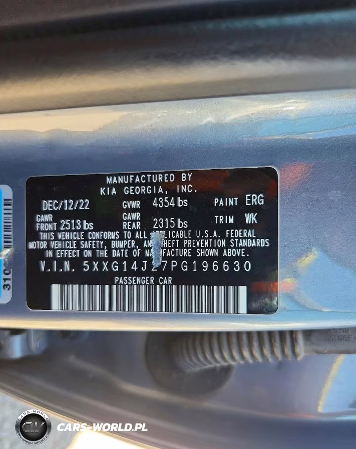 2023 Kia K5 Lxs VIN:5XXG14J27PG196630 - 12