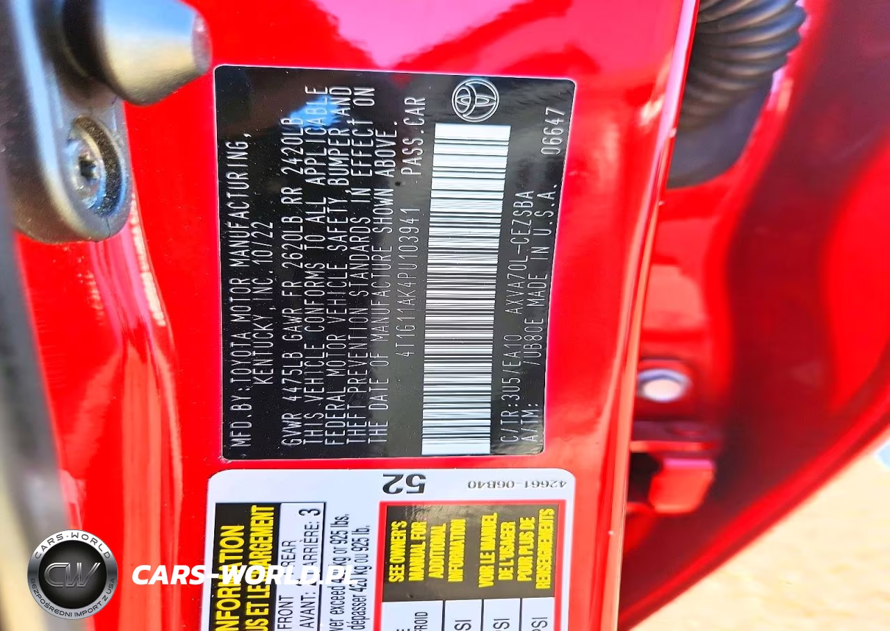 2023 Toyota Camry Se VIN:4T1G11AK4PU103941 - 13