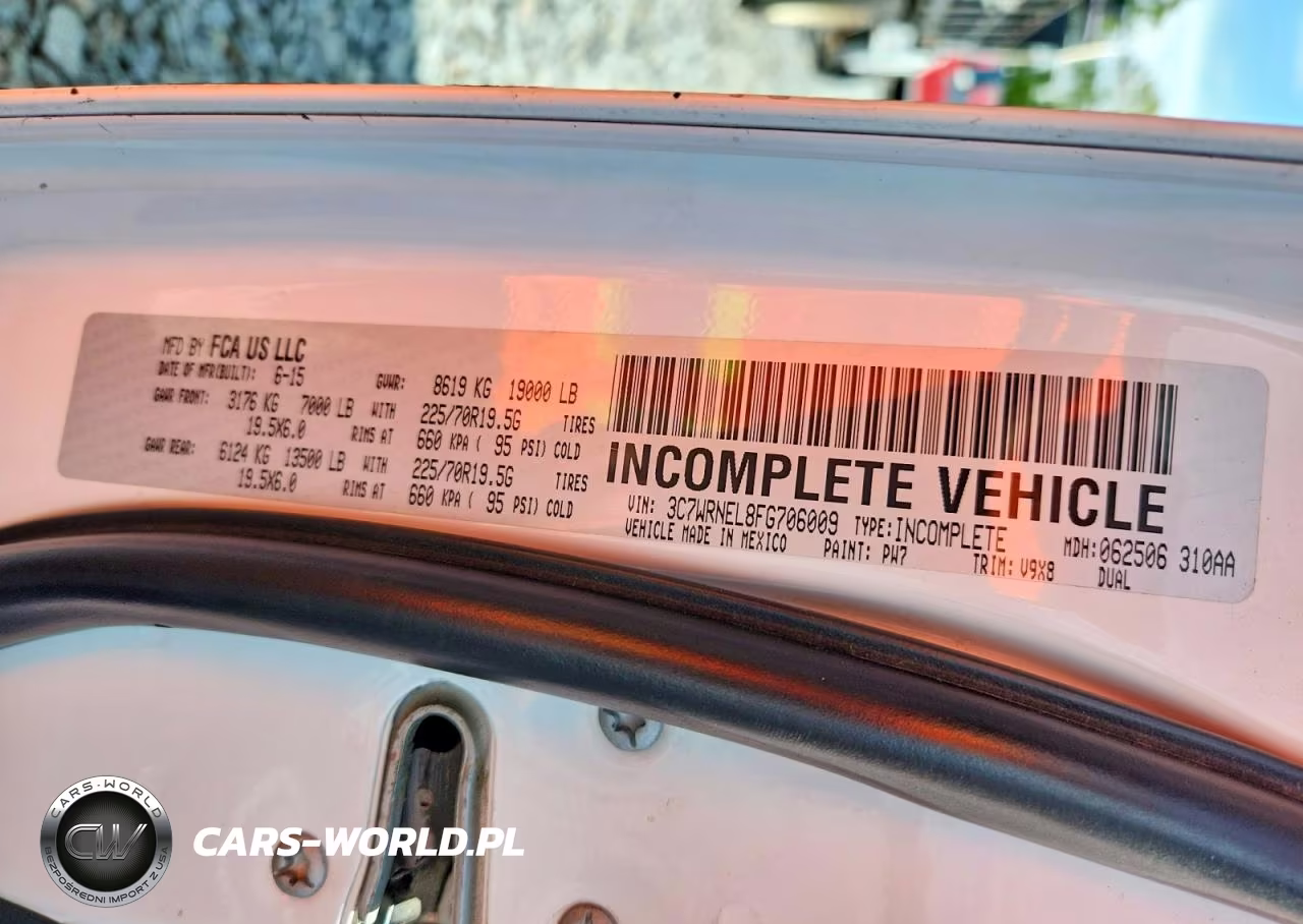 2015 Ram 5500 VIN:3C7WRNEL8FG706009 - 12