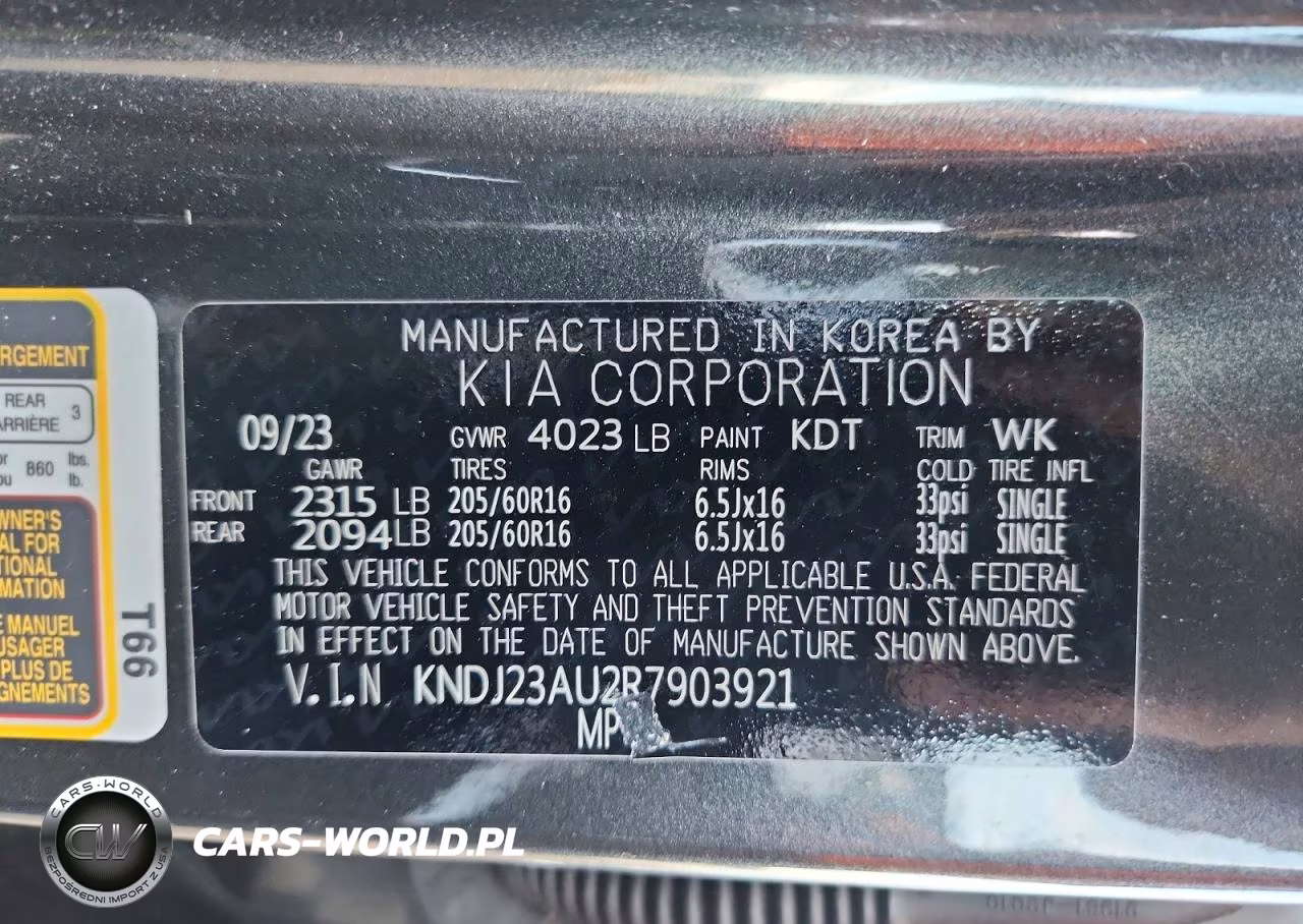 2024 Kia Soul Lx VIN:KNDJ23AU2R7903921 - 12
