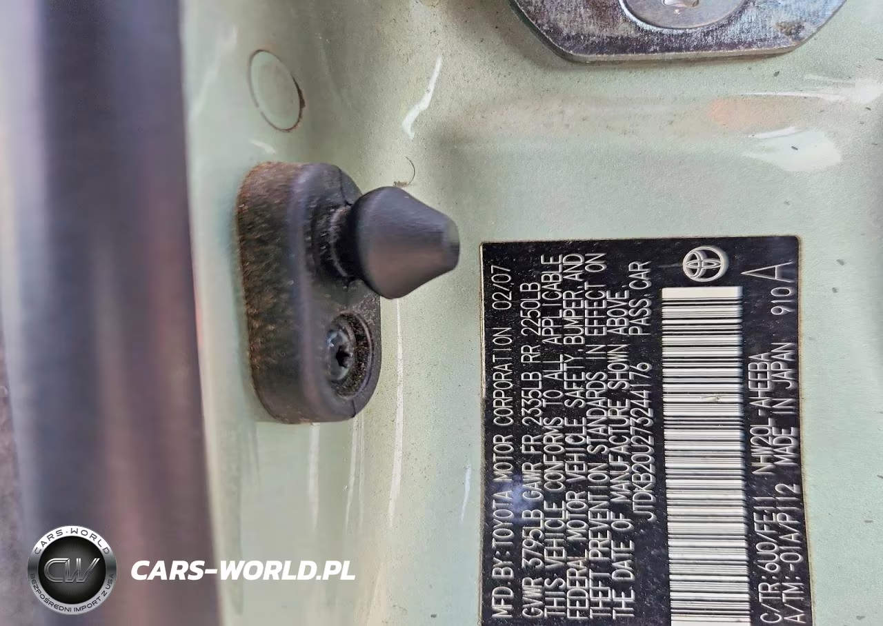 2007 Toyota Prius Base VIN:JTDKB20U273244176 - 12