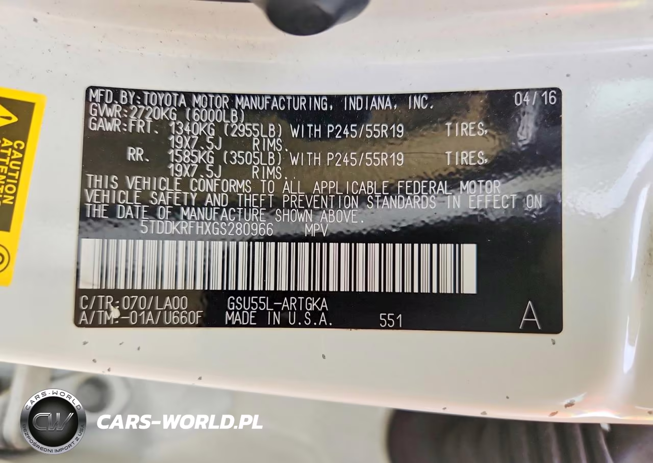 2016 Toyota Highlander Limited Platinum VIN:5TDDKRFHXGS280966 - 14