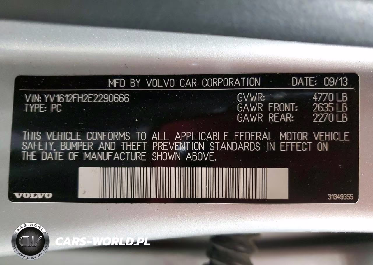 2014 Volvo S60 T5 VIN:YV1612FH2E2290666 - 12