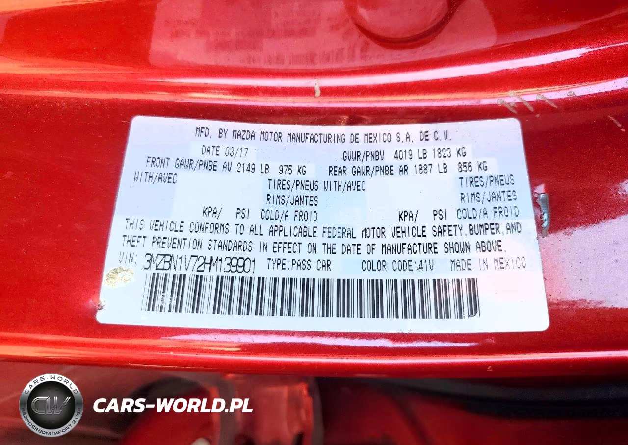 2017 Mazda 3 Touring VIN:3MZBN1V72HM139901 - 12