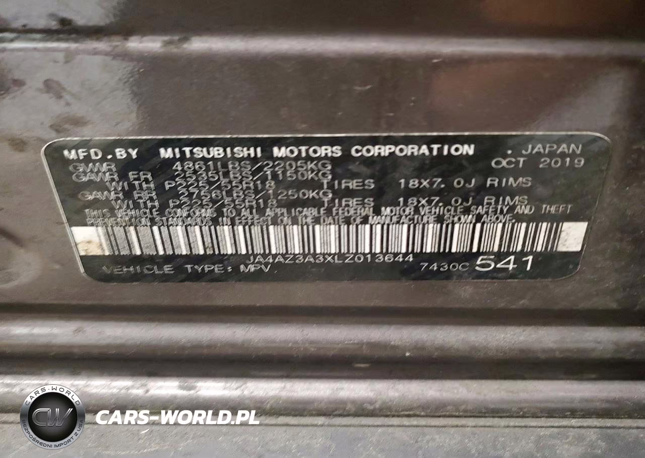 2020 Mitsubishi Outlander Se VIN:JA4AZ3A3XLZ013644 - 12