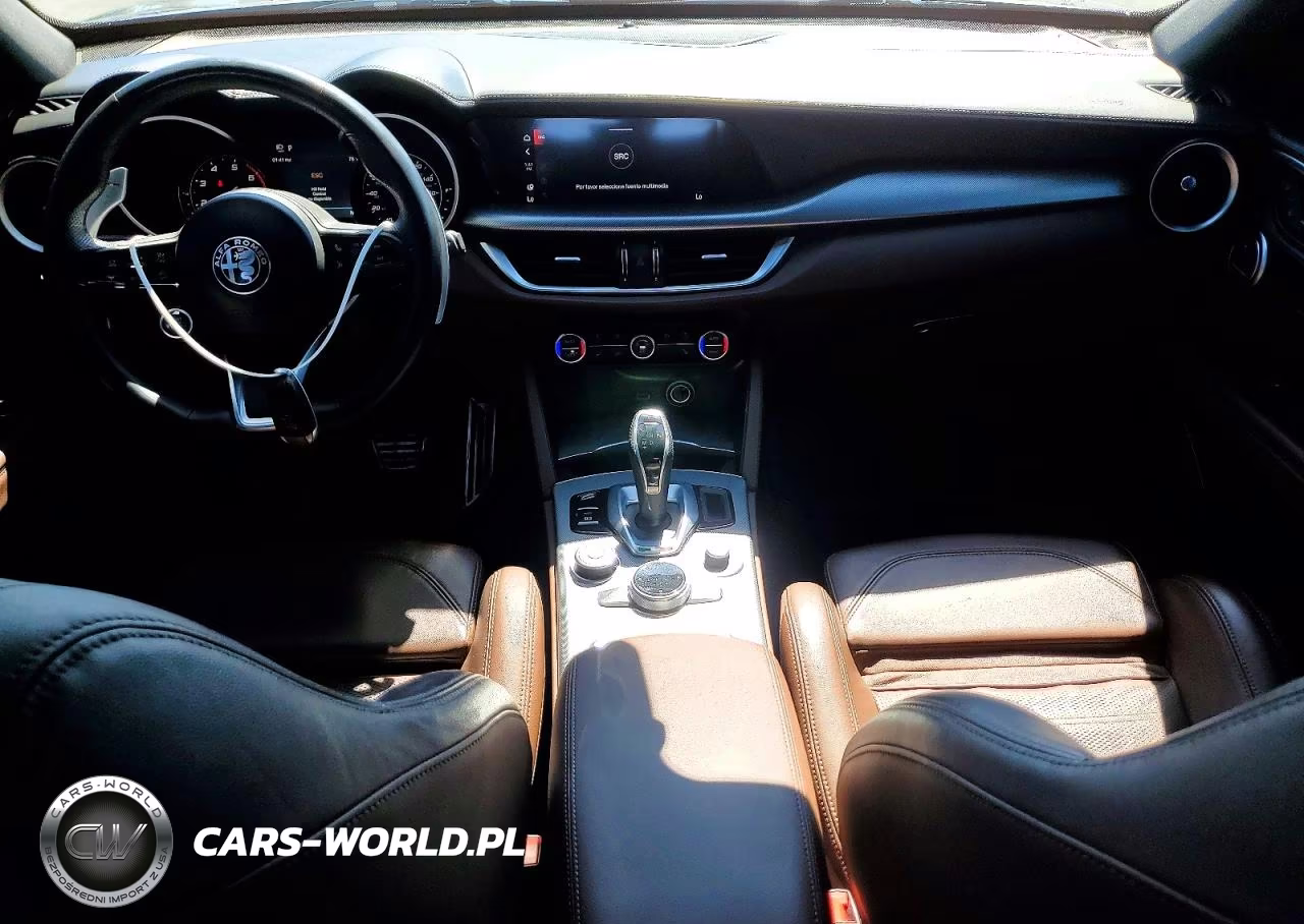 2021 Alfa Romeo Stelvio Ti VIN:ZASPAKBNXM7D16073 - 8