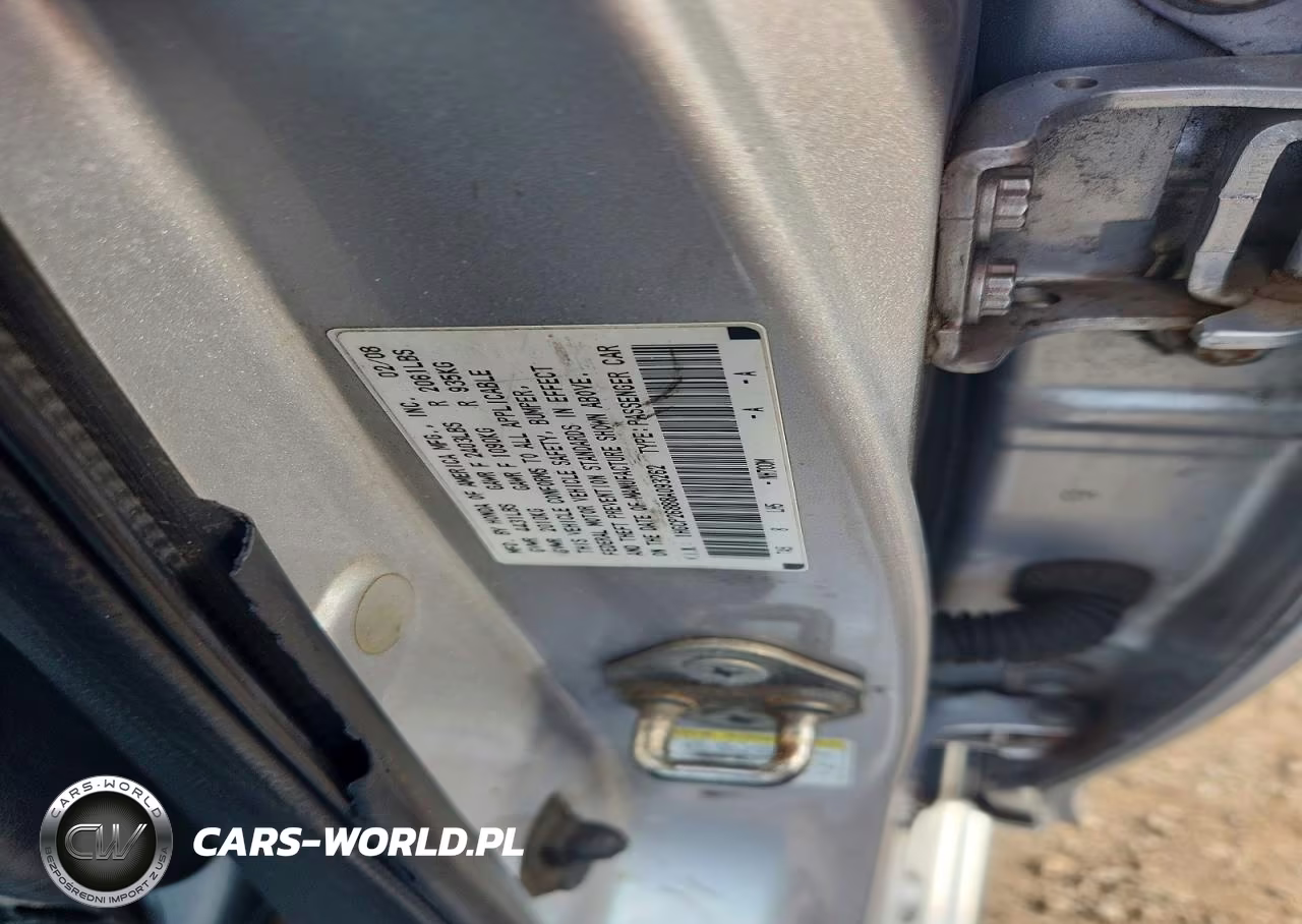 2008 Honda Accord Exl VIN:1HGCP26888A093262 - 12