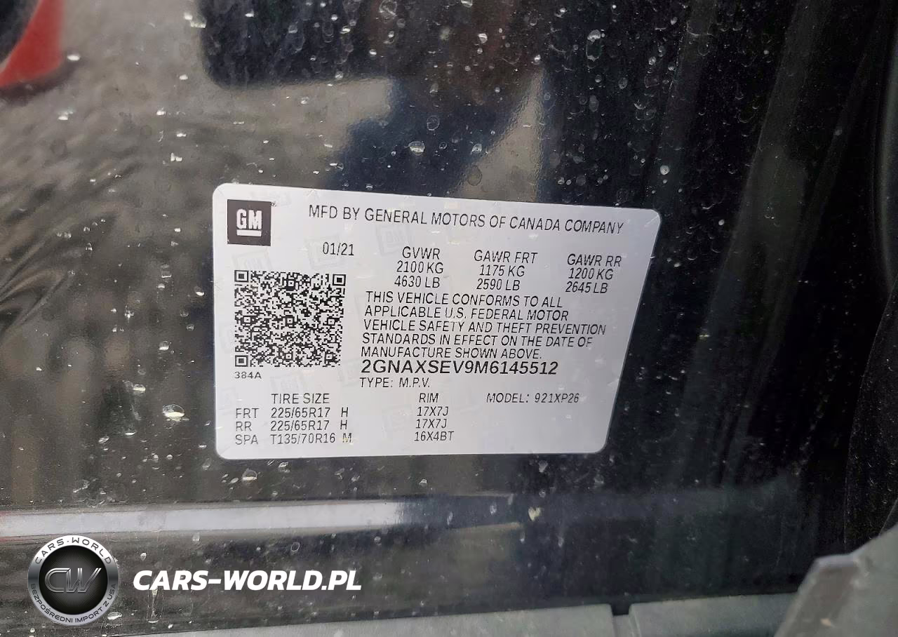2021 Chevrolet Equinox Ls VIN:2GNAXSEV9M6145512 - 13