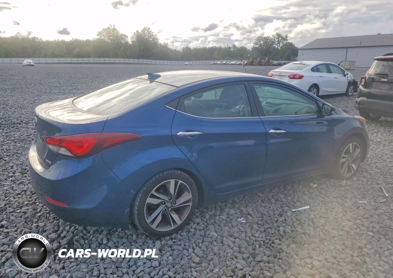2014 Hyundai Elantra Limited VIN:KMHDH4AE2EU179021 - 3